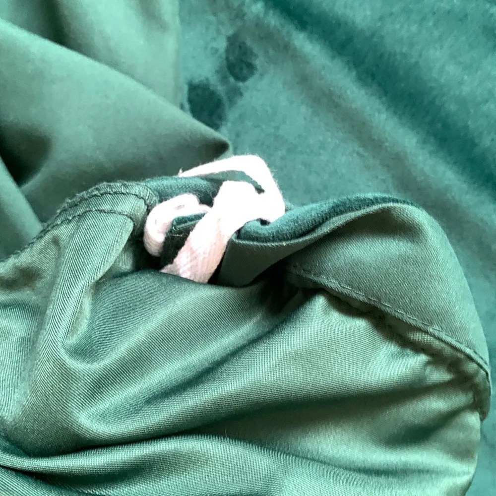 Plush Emerald Green Duvet Cover Set